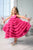 Flower Girl Dress, Hot Pink Dress, Girl Pageant Dress, Ruffle Tulle Dress, Tulle Layered Dress, Photoshoot Dress, Toddler Pageant Dress