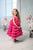 Flower Girl Dress, Hot Pink Dress, Girl Pageant Dress, Ruffle Tulle Dress, Tulle Layered Dress, Photoshoot Dress, Toddler Pageant Dress