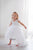 White Flower Girl Dress, First Baptism Dress, Toddler Gown Dress, Christening Dress, Wedding Party Dress, High Low Dress, Girl Tutu Dress