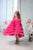 Flower Girl Dress, Hot Pink Dress, Girl Pageant Dress, Ruffle Tulle Dress, Tulle Layered Dress, Photoshoot Dress, Toddler Pageant Dress