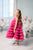 Flower Girl Dress, Hot Pink Dress, Girl Pageant Dress, Ruffle Tulle Dress, Tulle Layered Dress, Photoshoot Dress, Toddler Pageant Dress
