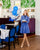 Mother Daughter Matching Dress, Mommy And Me Dress, Mom And Daughter Dress, Blue Matching Dress, Mommy And Me Outfit, Matching Toddler Dress