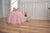 Flower Girl Dress, Blush Tutu Dress, Baby Girl Dress, 1st Birthday Dress, Back Ribbon Dress, Girl Princess Dress, Elegant Dress, Photoshoot
