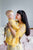 Mommy and Me Dress, Women Maxi Dress, Photoshoot Dress, Baby Girl Dress, Yellow Dress, Elegant Dress, Baby Birthday Dress, Matching Dress