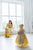 Mommy and Me Dress, Women Maxi Dress, Photoshoot Dress, Baby Girl Dress, Yellow Dress, Elegant Dress, Baby Birthday Dress, Matching Dress