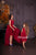 Mommy and Me Dress, Mother Daughter Matching Dress, Formal Photoshoot Dress, Burgundy Tulle Dress, High Low Dress, Ruffle Red Dress
