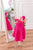 Hot Pink Matching Dresses, Mommy And Me Dress, Photoshoot Dress, Mother Daughter Matching Dress, Matching Party Dress, Lace Birthday Dress