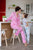 Pink Satin Pajama Set, Women Loungewear, Sexy Pajama, Bridesmaid Pajama, Silky Sleepwear, Women Homewear, Slumber Party Pajama, Cotton