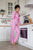 Pink Satin Pajama Set, Women Loungewear, Sexy Pajama, Bridesmaid Pajama, Silky Sleepwear, Women Homewear, Slumber Party Pajama, Cotton