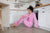 Pink Satin Pajama Set, Women Loungewear, Sexy Pajama, Bridesmaid Pajama, Silky Sleepwear, Women Homewear, Slumber Party Pajama, Cotton