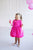 Hot Pink Dress, Girl Lace Dress, 1st Birthday Dress, Pink Holiday Dress, Girl Formal Dress, Flower Girl Dress, Girl Tutu Dress,Elegant Dress