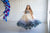 Ombre Maxi Dress, Flower Girl Dress, Elegant Dress, Tiered Dress, Girl Birthday Dress, Tulle Gown Dress, Princess Dress, Birthday Photoshoot