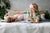 Women Pajama Set, Cotton Pajama, Tropical Print Pajama, Cozy Women Sleepwear, Flamingo Pajama, Bridesmaid Pajama, Green Pants and Shirt