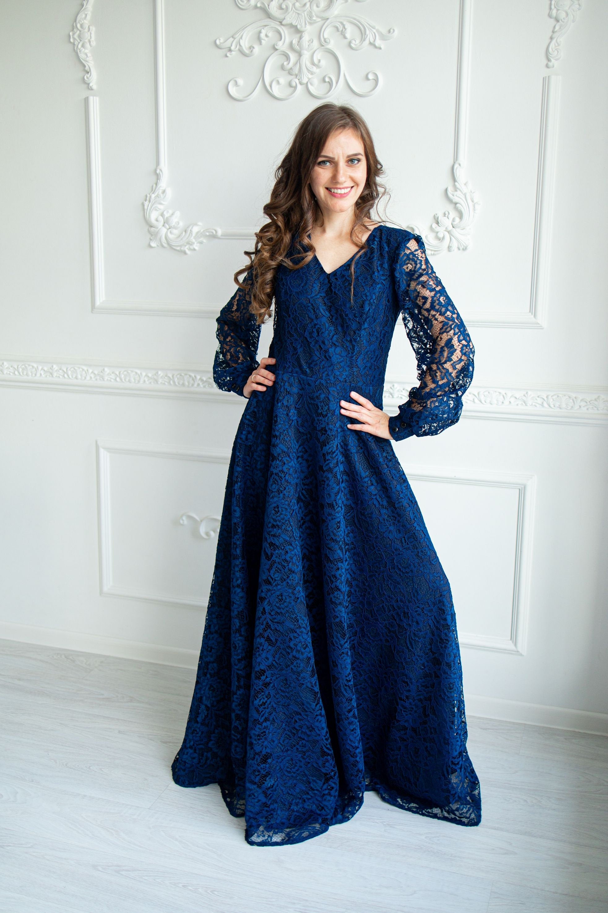 Valentina Dress JX6032 By Jadore Evening Navy | Buy Online Long Sleeve  Formal Gown Australia - Fashionably Yours Bridal and Formal Store Sydney