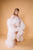 White Maternity Robe, Long Bridal Robe, Photoshoot Robe, Boudoir Tulle Robe Dress, Pregnancy Gown Robe, White Sheer Robe, Ruffle Bridal Robe