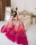 Couture Mommy and Me Gowns, Ombre Wedding Dress, Photoshoot Dress, Ombre Tulle Dress, Designer Tulle Gowns, Matching Wedding Dress, Layered