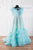 Ready to ship Teal Tulle Maternity Dress For Photoshoot, Maternity Gown, Maternity Baby Shower Dress