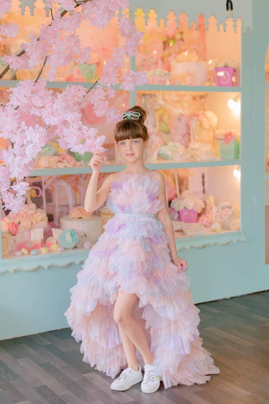 Shop Rainbow Flower Girl Dress, Unicorn High Low Dress, Girl Birthday Dress, Princess Dress, Tiered Dress, Girl Tulle Dress, Formal Dress - Shop Rainbow Flower Girl Dress, Unicorn High Low Dress, Girl Birthday Dress, Princess Dress, Tiered Dress, Girl Tulle Dress, Formal Dress -