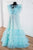 Ready to ship Teal Tulle Maternity Dress For Photoshoot, Maternity Gown, Maternity Baby Shower Dress
