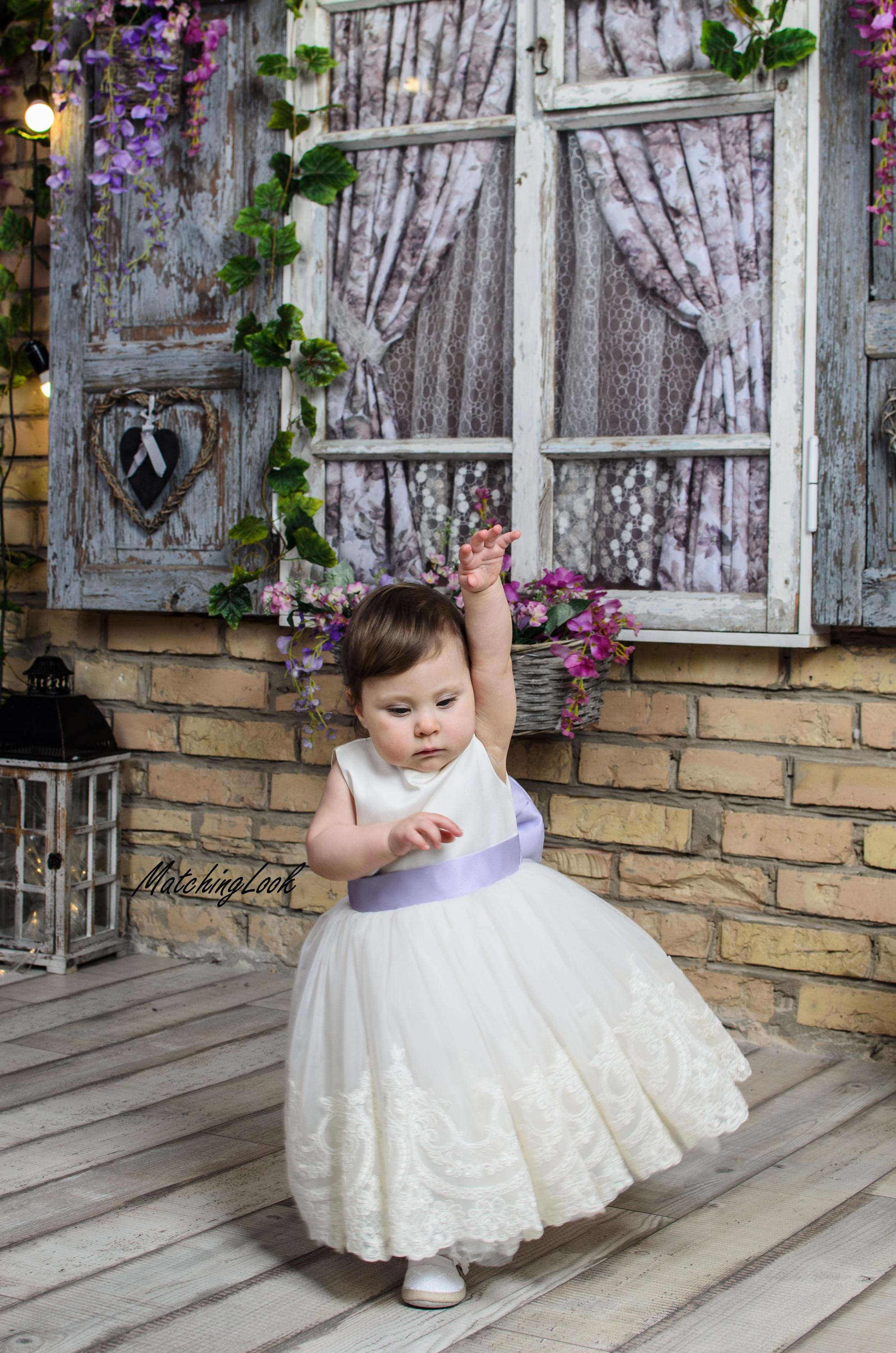 Baby Big Bow Baptism 1st Birthday Dress – Bling Bling Babies
