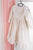 Ivory Linen Dress, Girl Baptism Dress, First Communion Dress, Linen Clothing, Jabot Dress, Linen Christening Dress, Vintage Style Dress