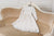 Ivory Linen Dress, Girl Baptism Dress, First Communion Dress, Linen Clothing, Jabot Dress, Linen Christening Dress, Vintage Style Dress