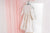 Ivory Linen Dress, Girl Baptism Dress, First Communion Dress, Linen Clothing, Jabot Dress, Linen Christening Dress, Vintage Style Dress