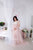 Lace Maternity Boudoir Gown for Photo Shoot in blush pink color - Matchinglook