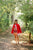 Little Red Riding Hood Dress, Girl Easter Dress, Check Dress, Girl Red Riding Hood Costume, Costume With Cape, Vintage Style Dress, Collar