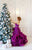 Magenta Mother daughter matching ruffled tulle dress photoshoot - Matchinglook