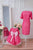 Matching hot pink dresses, Mother daughter matching dress, Mommy and Me lace birthday baby girl dress - Matchinglook