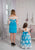 Matching mother daughter outfits for Frozen Birthday Theme - Blue Elsa Dress - Matchinglook