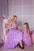 Matching Mother Daughter Outfits - Lavender asymmetrical lace tutu dresses - Mother daughter matching dress - Mommy and Me outfits