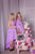 Matching Mother Daughter Outfits - Lavender asymmetrical lace tutu dresses - Mother daughter matching dress - Mommy and Me outfits - Matchinglook