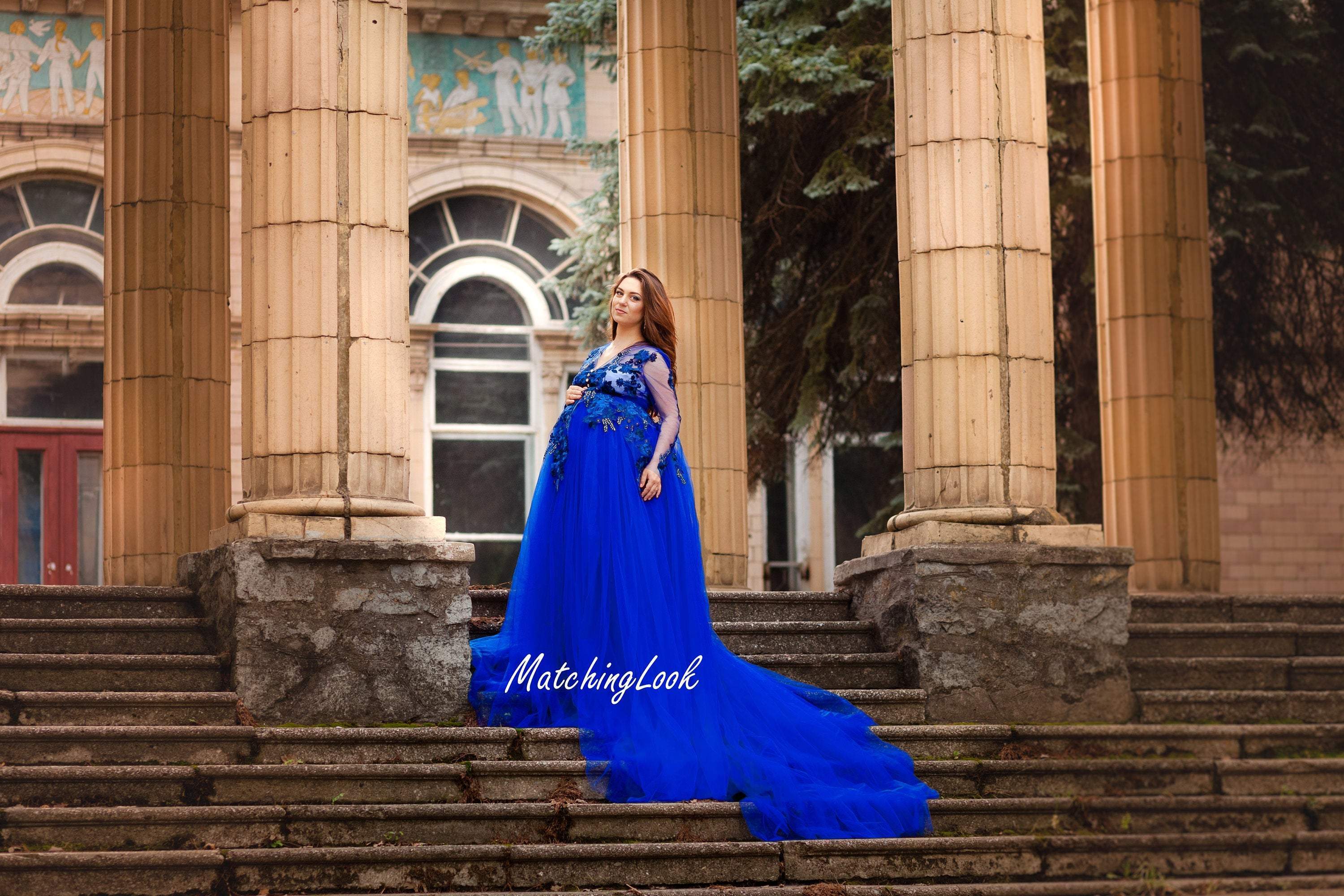 Maternity Dress For Photo shoot, Maternity Ball Gown, Prom Maternity D