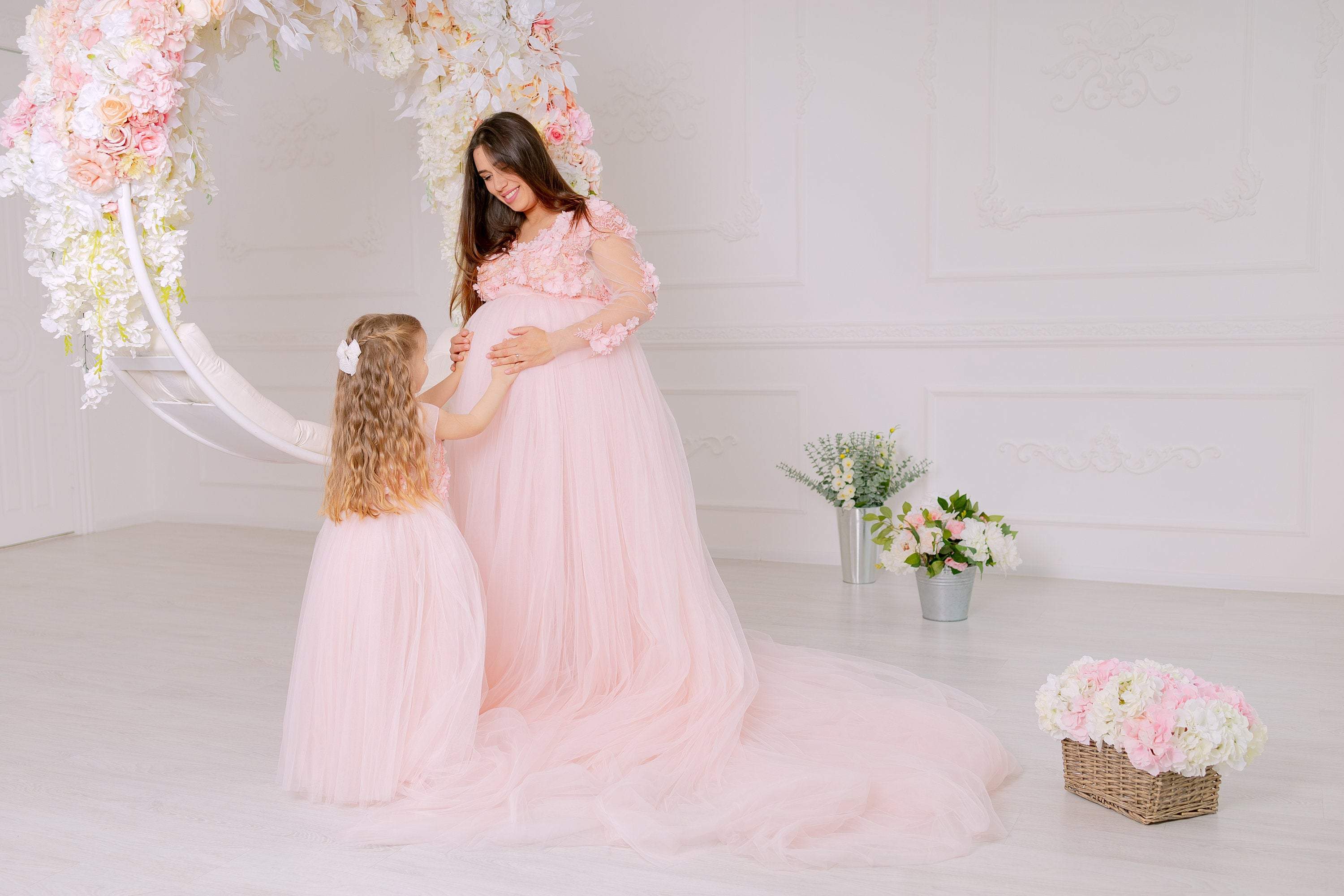 Shop Maternity Mommy and Me Dress, Matching Maternity Photoshoot