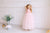 Maternity Mommy and Me Dress, Matching Maternity Photoshoot Dress, Blush Tulle Gown, Maternity Gown with train, Pregnancy Lace Dress