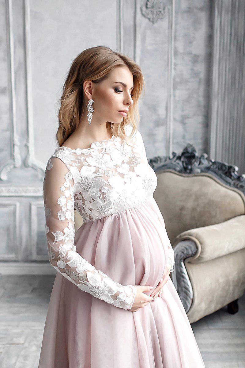 matilda baby shower blush dress maternity lace dress for photoshoot maternity dress matchinglook