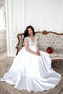 Mia maternity maxi lace wedding dress