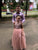 Mommy and Me Dress, Blush Pink Dress, Open Back Dress, Flower Girl Dress, Dusty Rose Dress, Girl Lace Dress, Matching Mother Daughter
