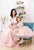 Mommy and Me Dress, Blush Pink Dress, Open Back Dress, Flower Girl Dress, Dusty Rose Dress, Girl Lace Dress, Matching Mother Daughter