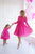 Mommy And Me Dress, Photoshoot Dress, Matching Dress for Mother and Daughter, Hot Pink Dress, Matching Outfit, Birthday Party Dress, Summer