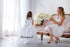 Mommy and Me Dress, White Dress, Mother Daughter Matching Dress, Photoshoot Dress, Matching Photoshoot Dress, Wedding Dress, Elegant