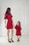 Mommy and Me lace dresses, Burgundy Mother daughter matching Dresses Outfits, birthday dresses Wedding dress Matching Valentines day dress - Matchinglook