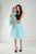 Mommy and Me Outfit, Blue Tutu Skirt, Baby Girl Dress, Mother Daughter Matching Dress, Princess Dress, Girl Birthday Dress, Photoshoot Dress