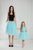 Mommy and Me Outfit, Blue Tutu Skirt, Baby Girl Dress, Mother Daughter Matching Dress, Princess Dress, Girl Birthday Dress, Photoshoot Dress