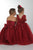 Mommy and Me Outfit, Girl Burgundy Dress, Mother Daughter Matching Dress, Girl Party Dress, Tulle Princess Dress, Formal Dress, Elegant