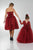 Mommy and Me Outfit, Girl Burgundy Dress, Mother Daughter Matching Dress, Girl Party Dress, Tulle Princess Dress, Formal Dress, Elegant