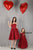 Mommy and Me Outfit, Girl Burgundy Dress, Mother Daughter Matching Dress, Girl Party Dress, Tulle Princess Dress, Formal Dress, Elegant