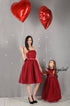 Mommy and Me Outfits Dresses Burgundy Tutu Dress Mother Daughter Matching Dress Lace Dress Matching Dresses Outfits Birthday Christmas dress